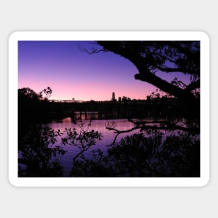 Dawn at Sisters Bay on Iron Cove Sticker